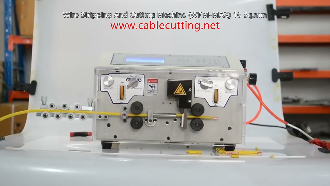 Máquina de Decapar e Cortar Cabos Pesados WPM-MAX 16mm²
