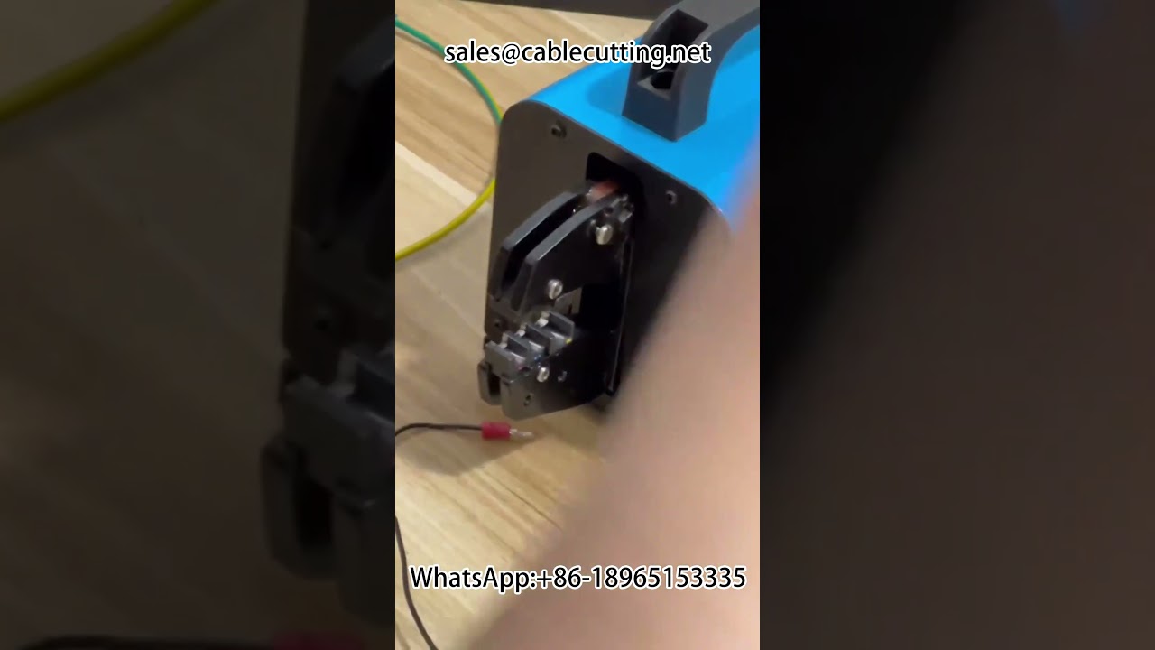 Máquina Pneumática de Crimpagem de Terminais 16M – Automação Industrial Eficiente #Crimpagem #Automação