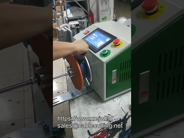 Máquina Semiautomática de Medição, Corte e Bobinagem de Cabos e Fios - Prática e Eficiente