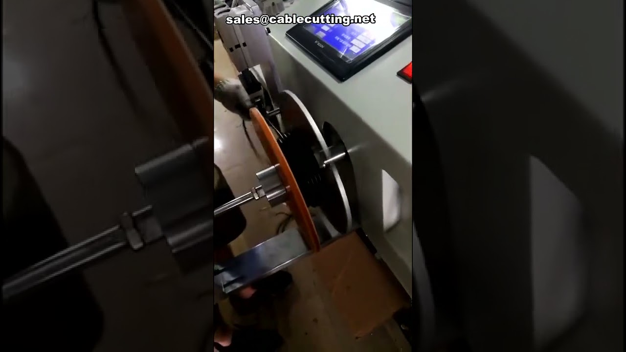 Máquina Automática de Classificação, Enrolamento e Bobinação de Cabos