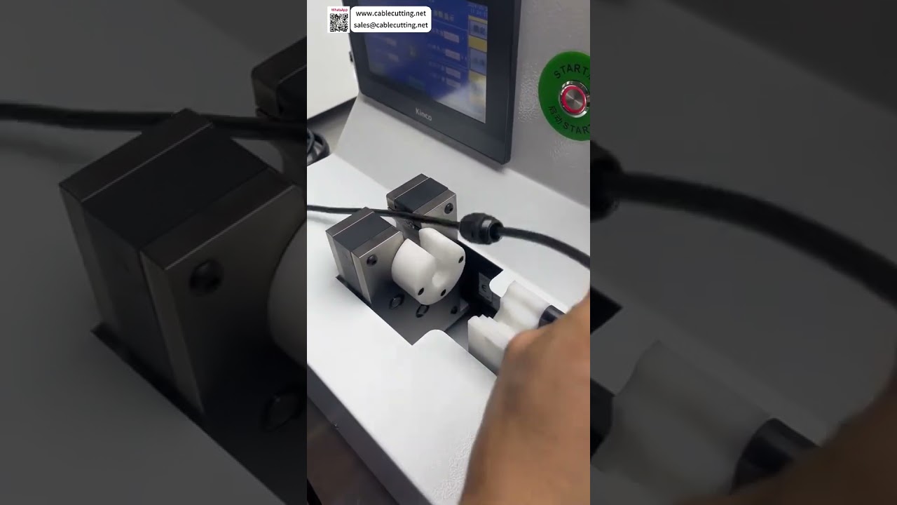 Máquina de aperto de porcas versão atualizada para cabos com conectores duplos - versão curta