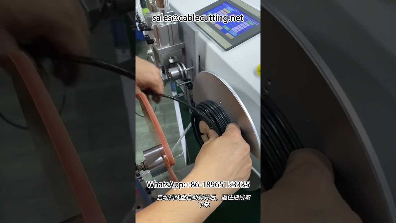 Máquina Automática de Mesa para Contagem, Separação, Bobinamento, Corte e Amarração de Fios #ContagemDeMetros