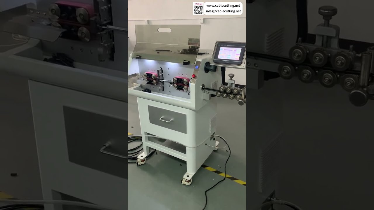 Alimentador Automático de Fio com Máquina de Descascar e Decapar para Cabos de 150 mm² - Conjunto de Ferramentas de Corte