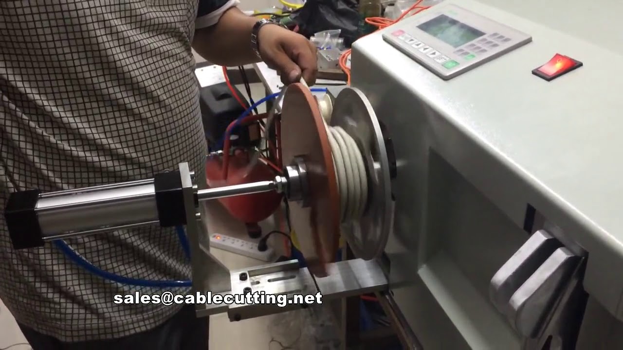 Máquina de Embalar Fios Automática para Bobinas e Rolos