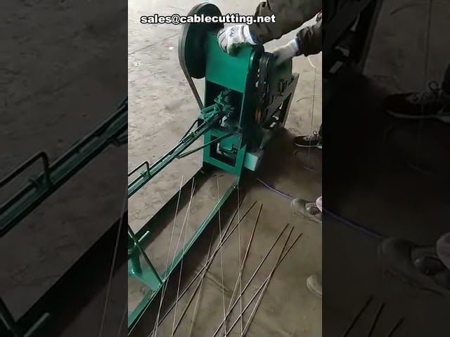 Máquina de Corte de Aço Inoxidável e Endireitadeira de Metal - Equipamento Industrial