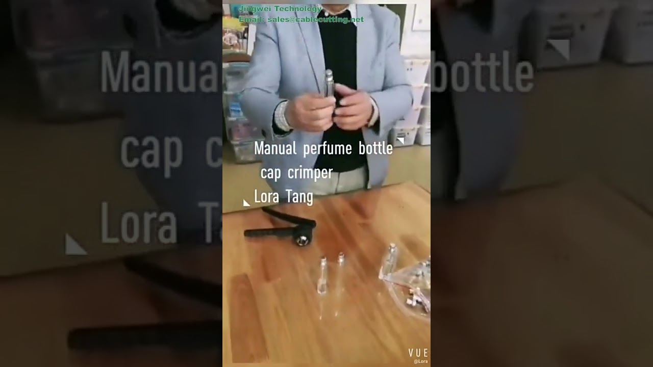 Ferramenta Manual de Cravação de Selos para Borrifadores | Crimpador de Bombas de Perfume