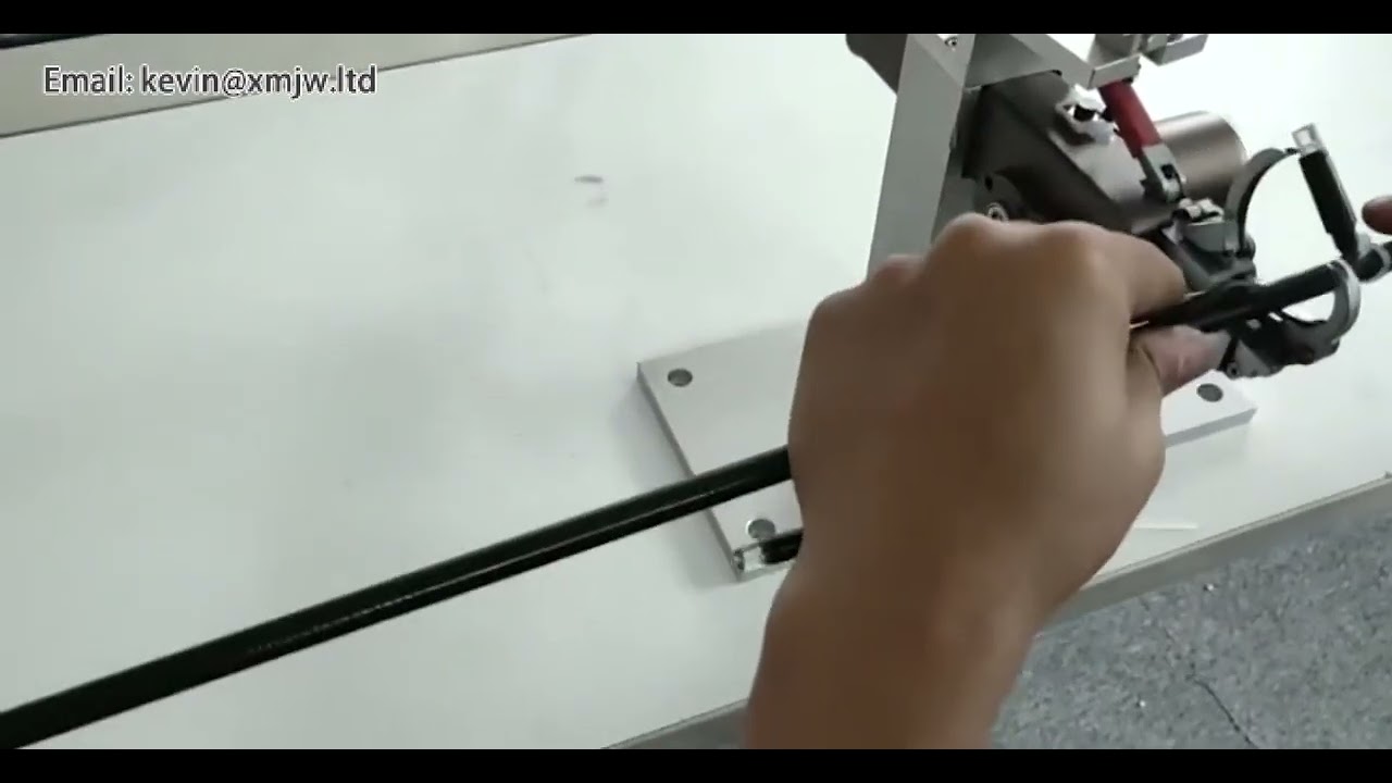 Holdheld nylon cable tie machine PCL touch screen control electrical wire harness nylone belt bindin