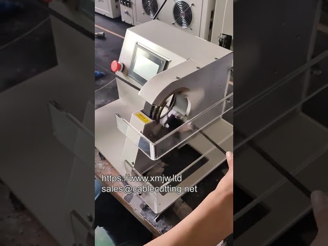 Máquina Automática de Enrolamento e Fita de Pontos para Chicotes Elétricos - Enroladeira de Cabos com Fita