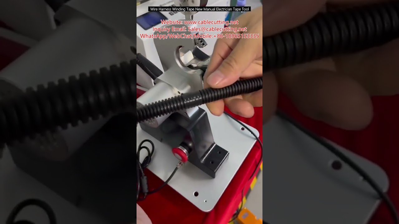 Ferramenta Manual de Fita para Enrolamento de Chicotes Elétricos - Nova Fita de Eletricista