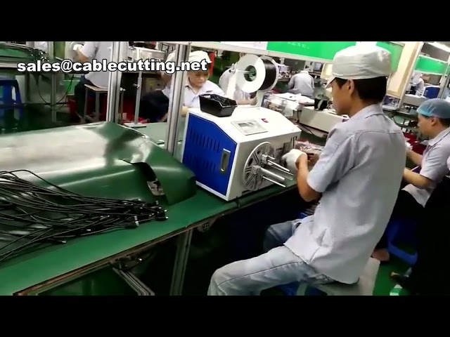 Máquina de Bobinar e Amarrar Cabos DC e AC/DC | Automação Industrial