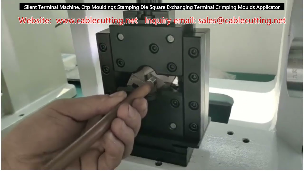 Silent Terminal Machine, Otp Mouldings Stamping Die Square Exchanging Terminal Crimping Moulds Appli