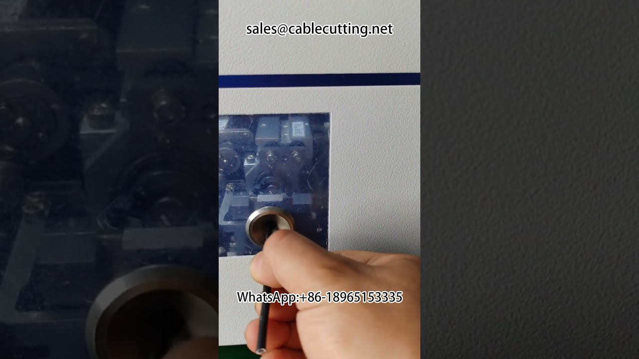 Máquina de Crimpagem de Terminais Tubulares | Decapagem Automática para Terminais Pré-Isolados