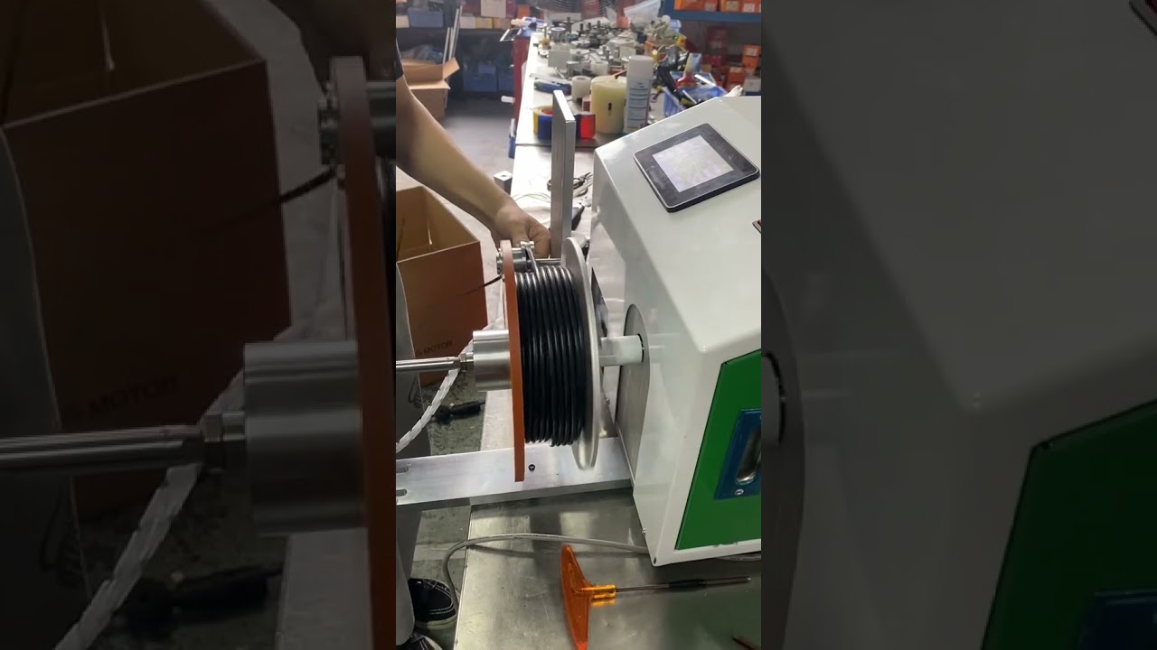Bobina Automática com Classificação para Cabos de Energia e Mais