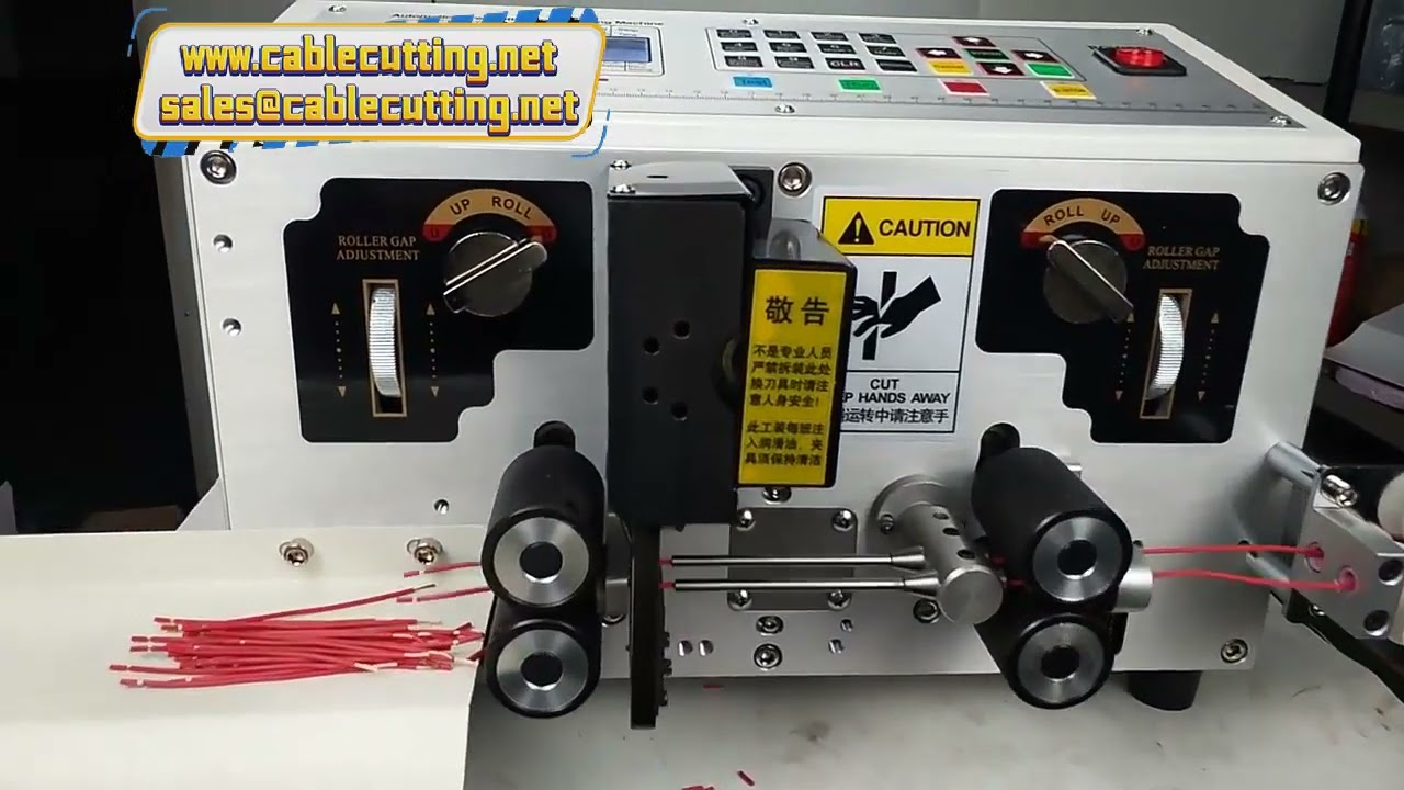 Máquina de Corte e Descascamento de Fios para Chicotes Elétricos e Cabos de Computador – Até 2,5mm² (AWG1)