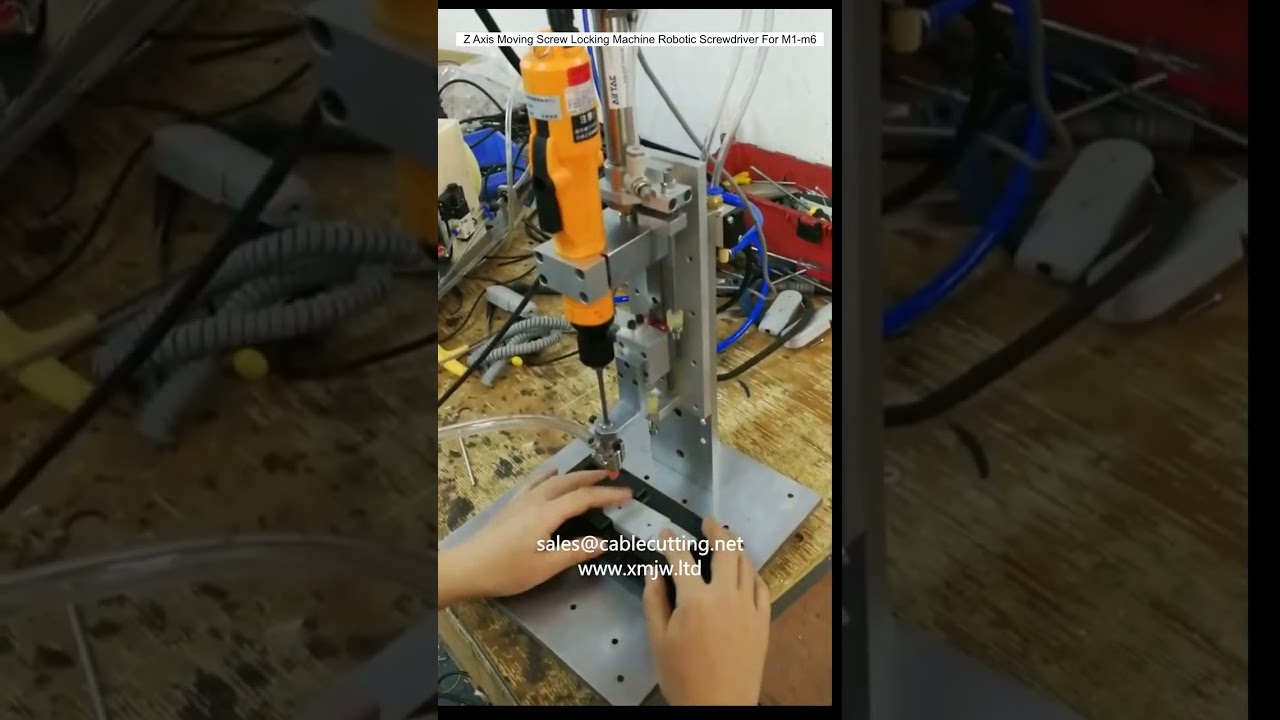 Rosqueadeira Robótica Automática com Eixo Z para Parafusos M1 a M6