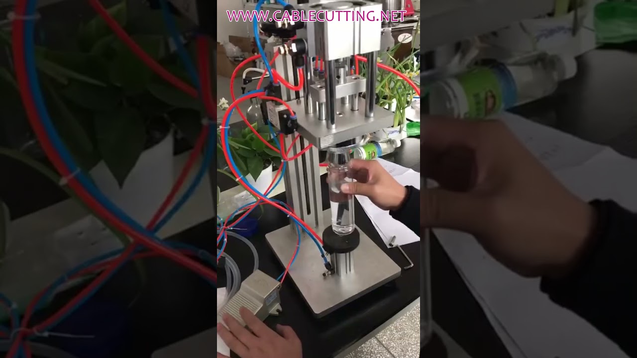 Máquina de Crimpagem para Frascos de Perfume - Selador de Tampas de Alta Qualidade