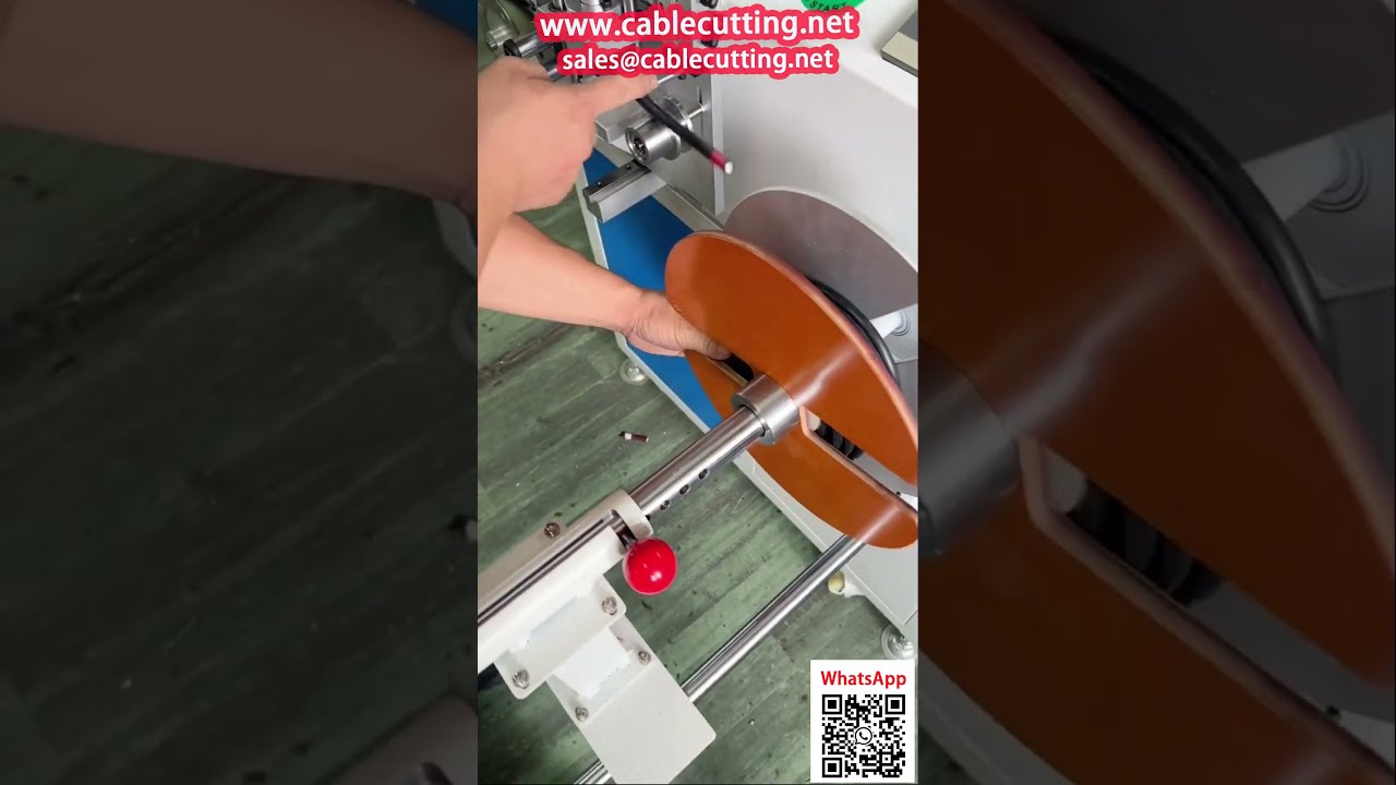 Máquina Automática para Rebobinar Cabo de Força - Medição, Bobinagem e Corte
