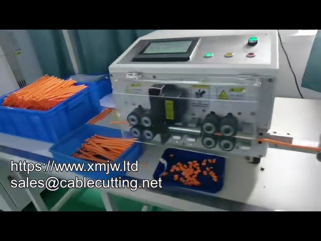 Máquina Automática de Corte e Descascamento de Cabos Blindados 6-70 mm² - Dupla Cabeça