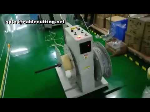 Máquina Automática de Corte, Decapagem, Enrolamento e Amarração de Fios
