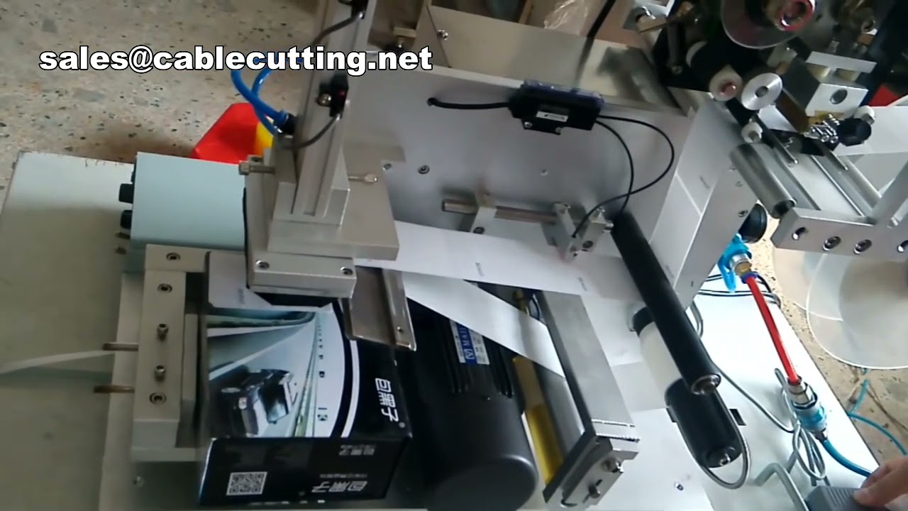 Máquina de Rotulagem Plana e Impressão | Rotuladora Quadrada Semiautomática