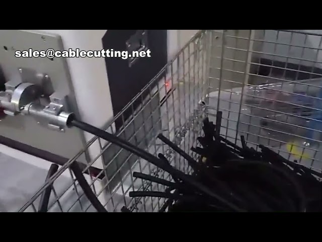 Máquina de Corte Automática para Tubos Grandes: Corte de Tubo Termorretrátil, Tubo de Cera e Fio de Aço