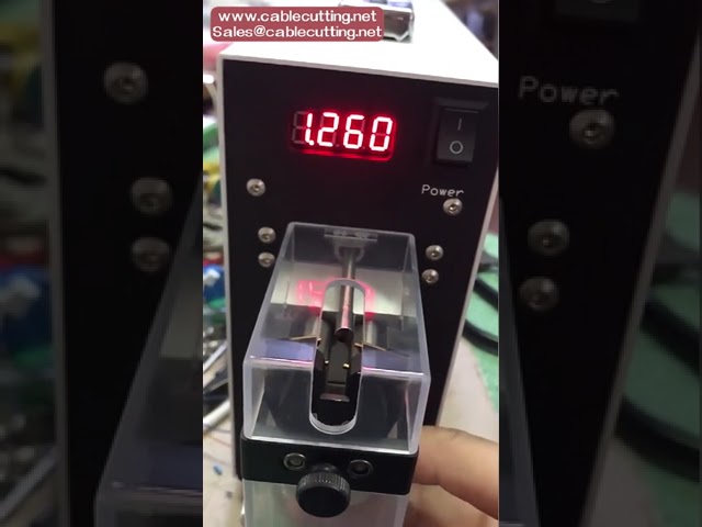 Máquina Automática Elétrica Pneumática de Decapagem, Descascamento e Corte de Fios (0,03-4mm)