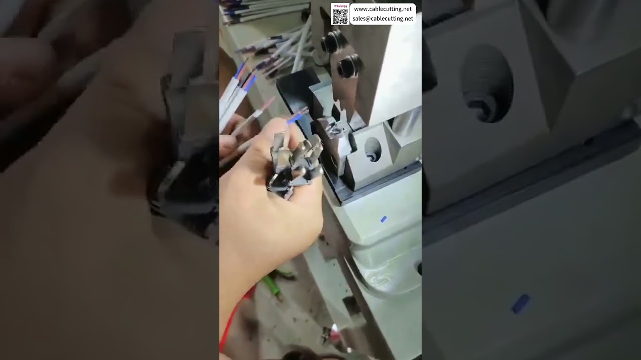 Máquina de Terminal de Plug Padrão Semiautomática Manual - Ferramentas de Corte Rápido e Empilhamento - Shorts