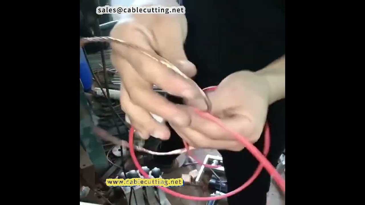 Máquina de Descascar Fios com Furadeira Elétrica - Reciclagem Eficiente
