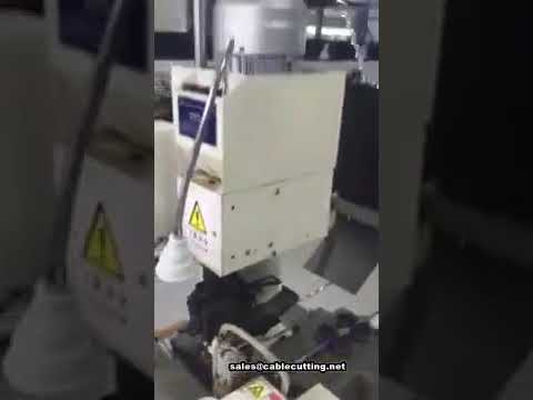 Máquina automática de crimpagem e decapagem de terminais para cabo de 8mm²