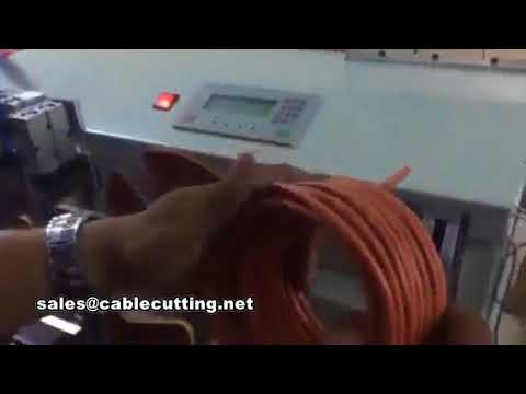 Automatic Cable Measuring Cutting Winding Tying machine