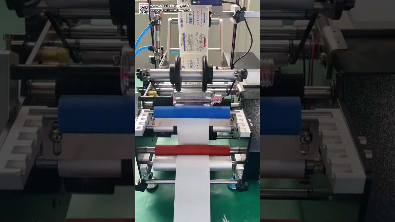 Máquina Semiautomática de Rótulos para Garrafas Redondas – Ideal para Pequenas Empresas e Baixo Volume
