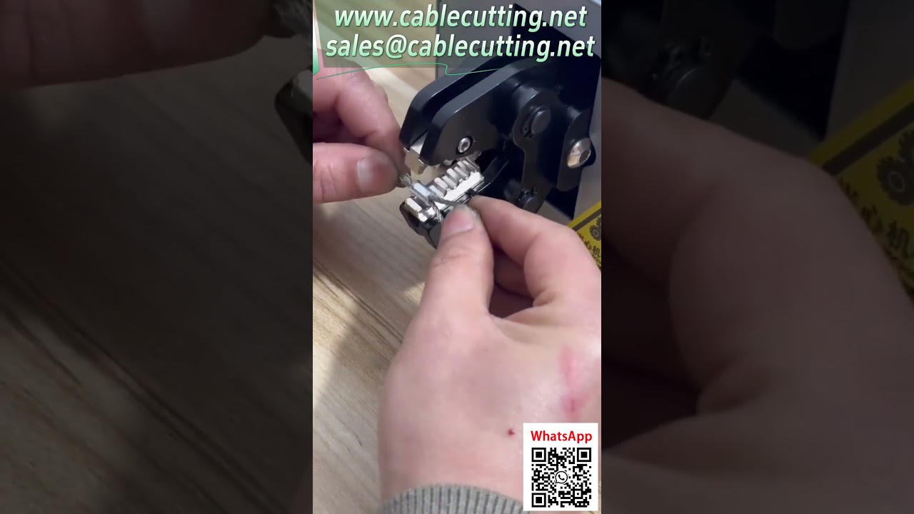 Máquina de Crimpagem Pneumática com Troca Rápida de Matrizes para Terminais Diversos e Fio de Aço 2mm