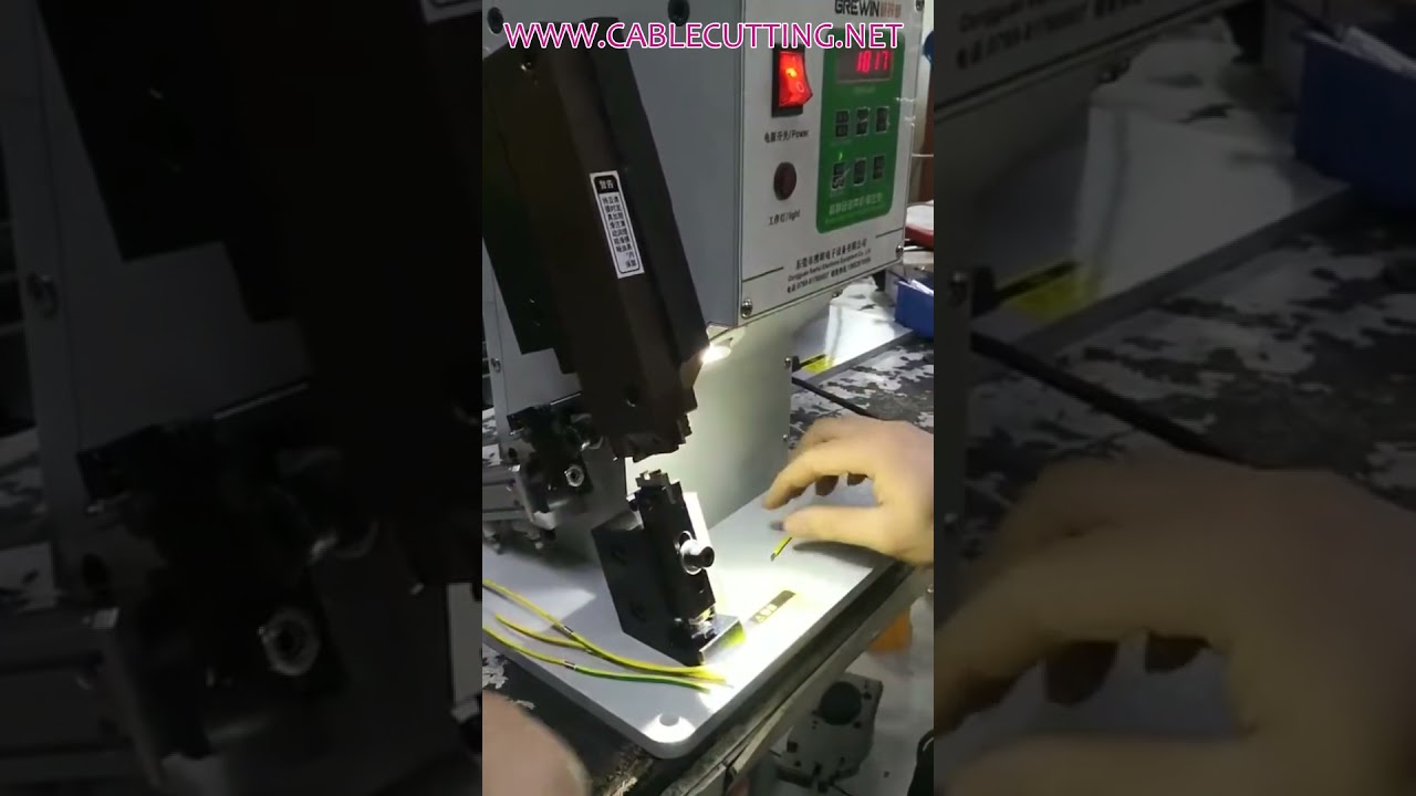 Máquina de Emendar e Conectar Fios | Equipamento de Crimpagem de Terminais Profissional