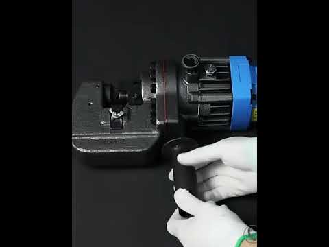 Máquina de Puncionamento Hidráulico Elétrica | Ferramenta de Furação para Chapas Metálicas (Cobre, Ferro, Alumínio)