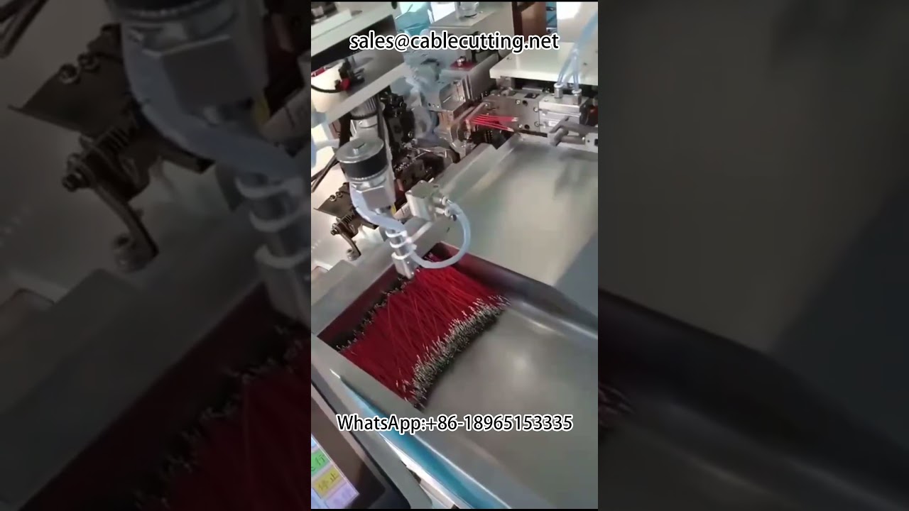 Máquina de terminação dupla para cinco fios | Decapagem de fios | Equipamento para chicote elétrico