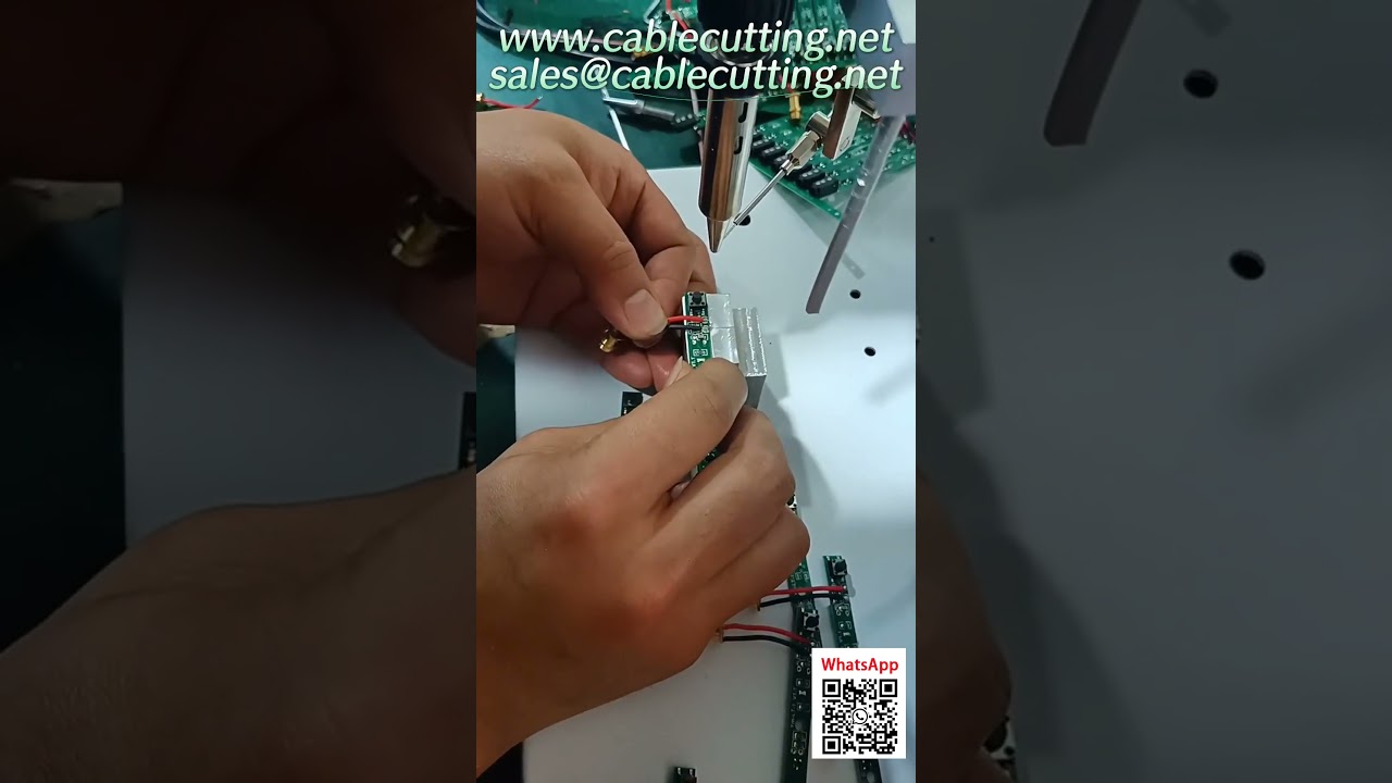 Máquina Automática de Corte, Decapagem e Bobinamento de Cabos | Automação Industrial