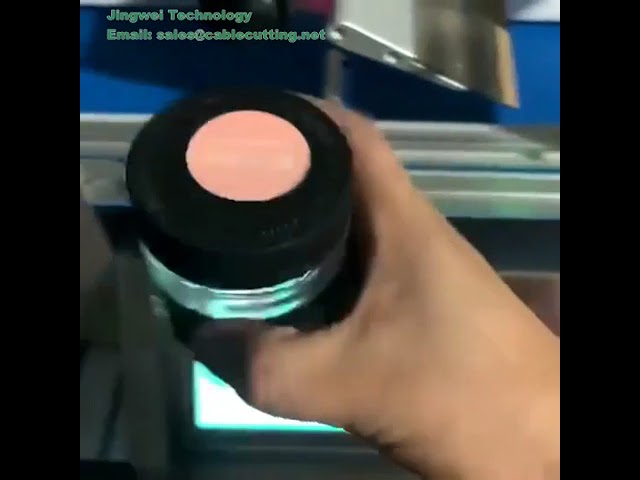 Máquina Rotuladora Automática de Mesa para Superfície Superior de Frascos Planos