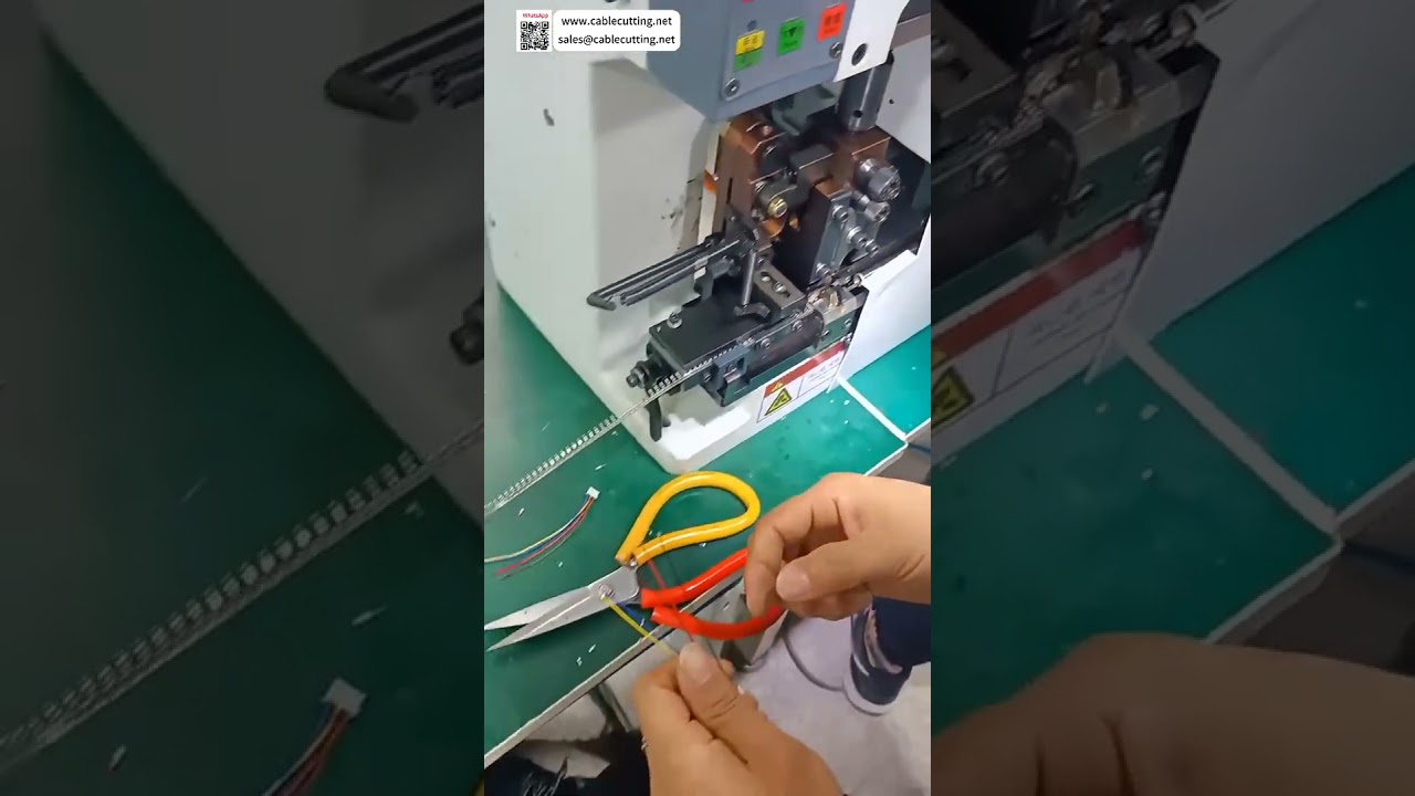 Máquina de Corte e Crimpagem Totalmente Elétrica | Processamento de Terminais Ecológico, Sem Ar e Alta Velocidade