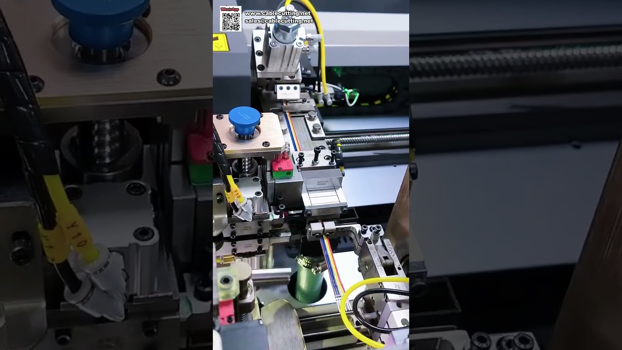 Máquina Automática de Crimpagem de Terminais para Cabo Fita - Crimpagem Simples, Dupla e Estanhamento