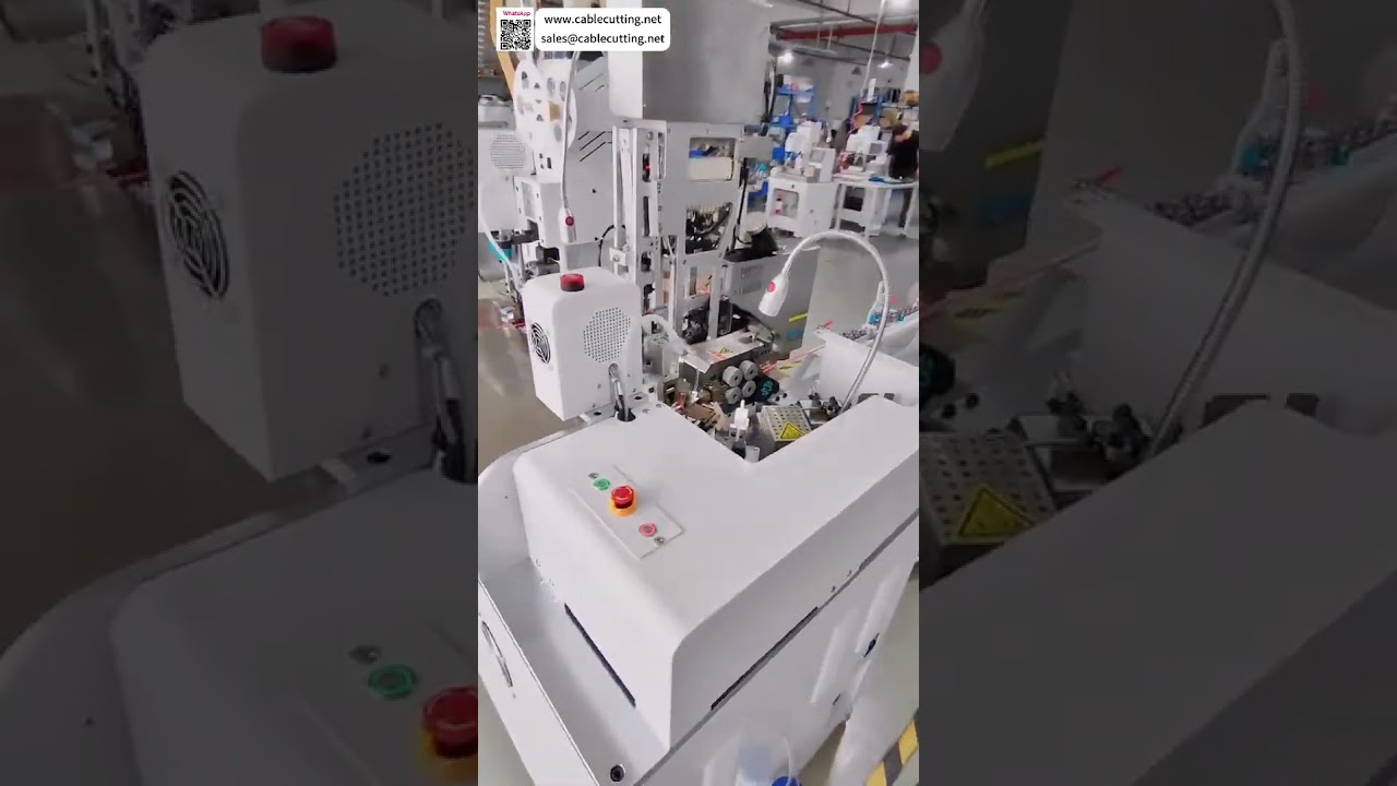 Máquina Automática de Inserção e Crimpagem de Vedantes à Prova d'Água para Chicotes Elétricos Automotivos