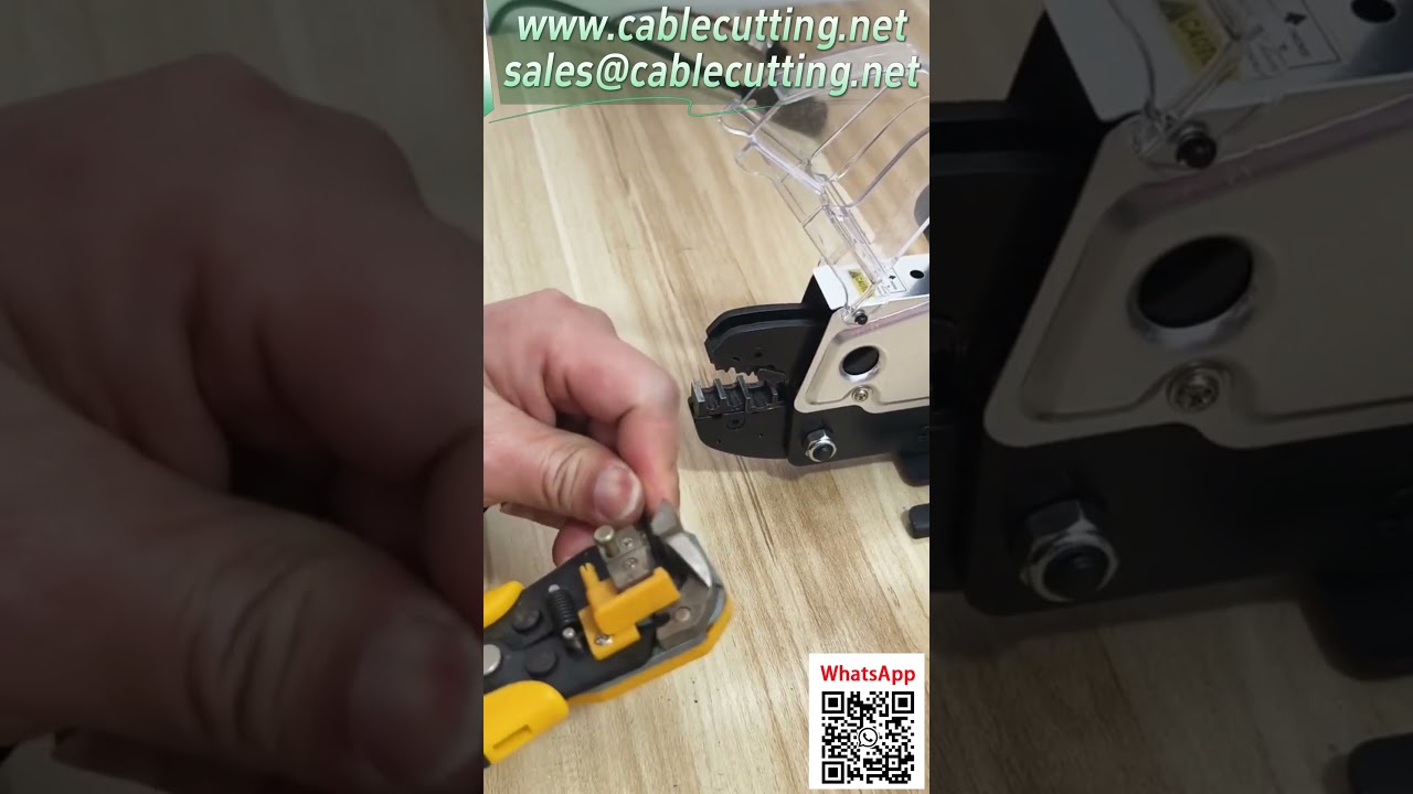 Máquina de Crimpagem de Terminais Pneumática Multifuncional - Demonstração #AutomaçãoIndustrial #FábricaReal