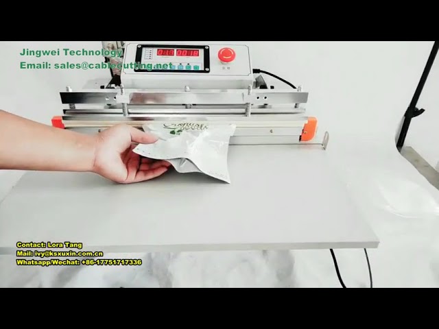 Máquina de Selagem a Vácuo Manual de Mesa com Bomba Externa