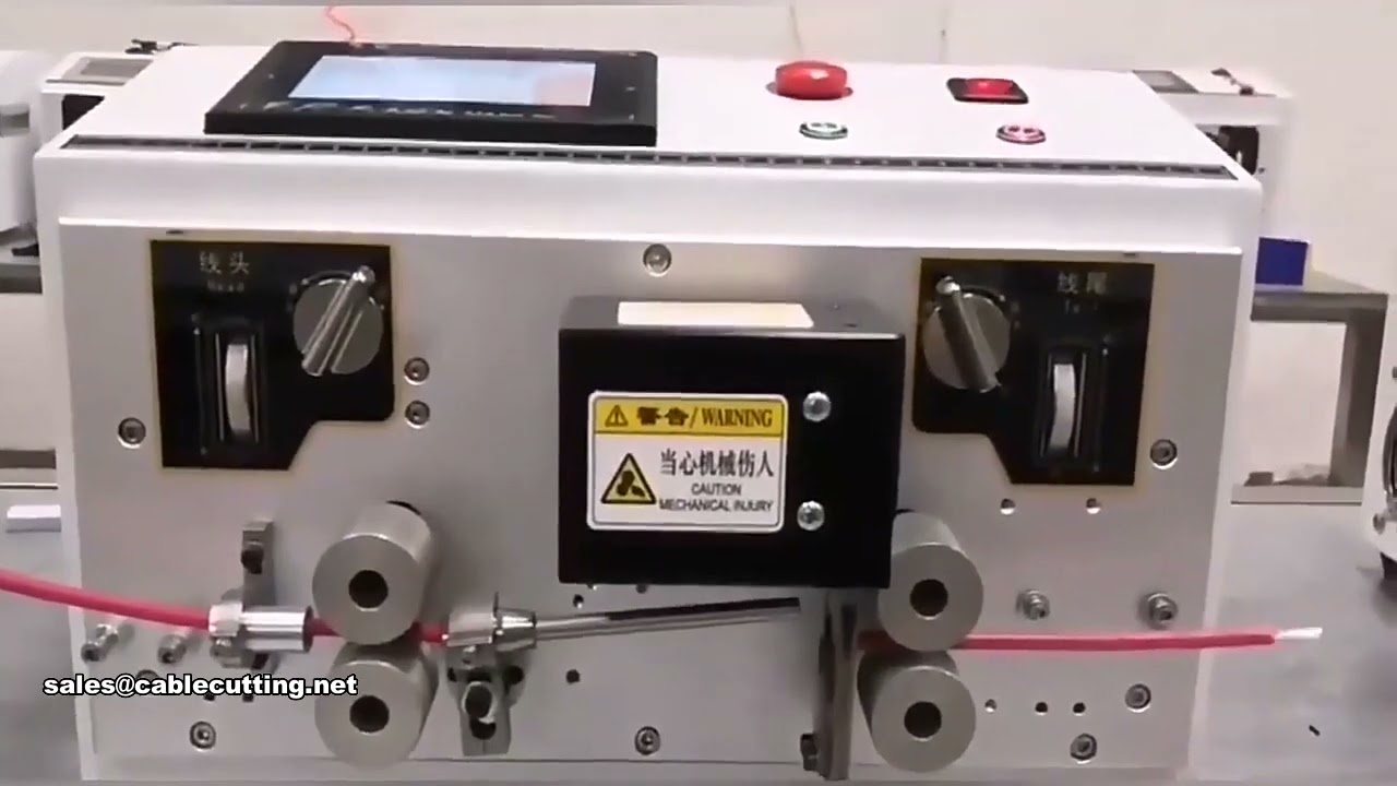 Máquina Automática de Decapagem e Corte de Fios Elétricos