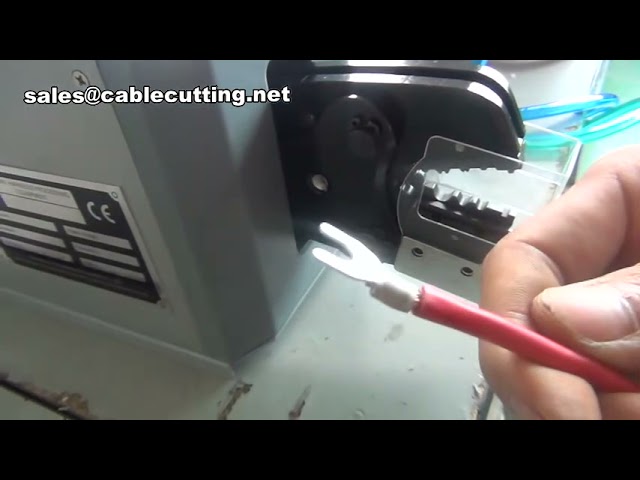 Máquina de Crimpagem de Terminais Pré-Isolados - Crimpadeira Automática de Alta Precisão