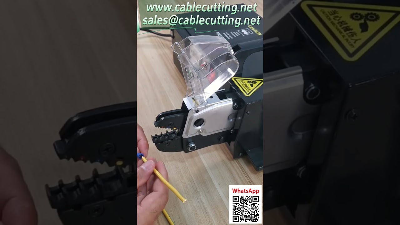 電動端子壓接機  剪切、剝線、壓接一體化功能