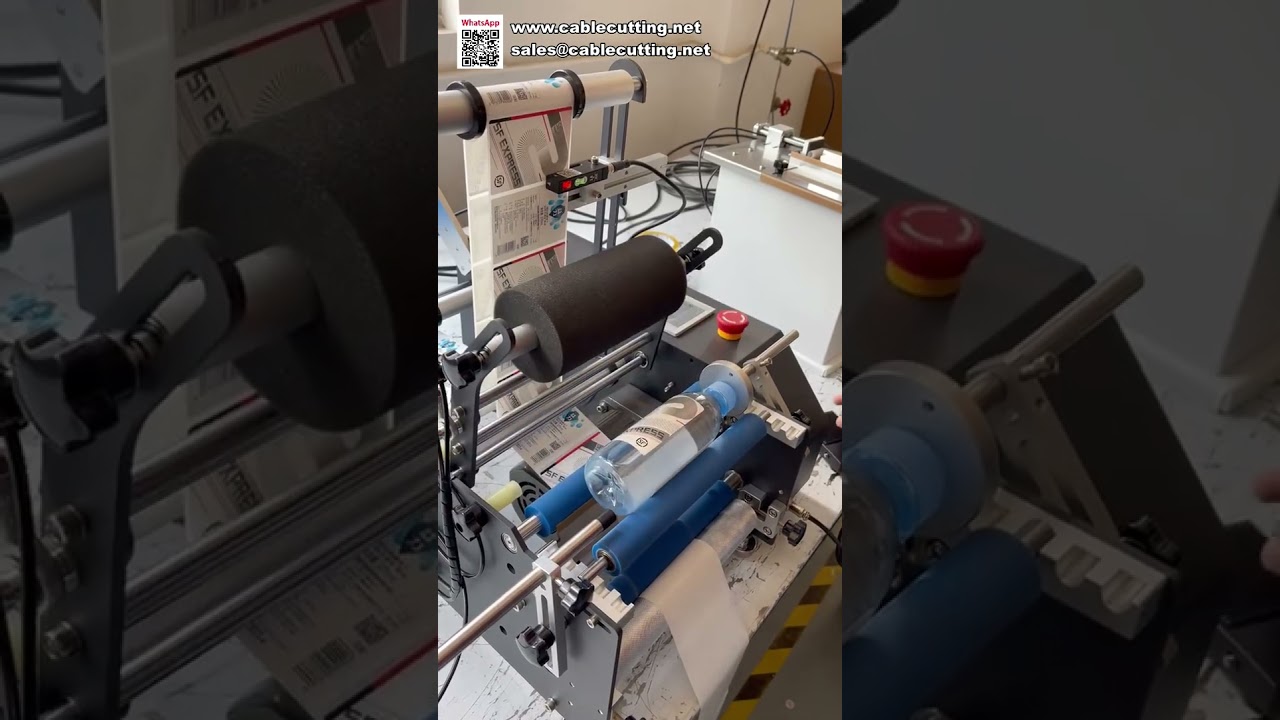 Máquina Rotuladora de Alta Velocidade para Garrafas de Água Mineral - Aplicador de Etiquetas sem Bolhas