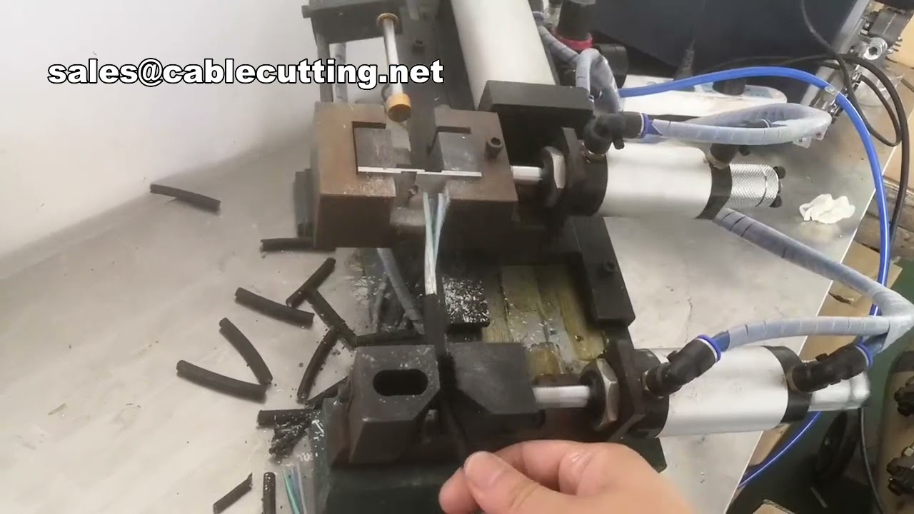 Máquina de Descascar Fios Elétrica a Gás - Desencapadora Industrial Automática