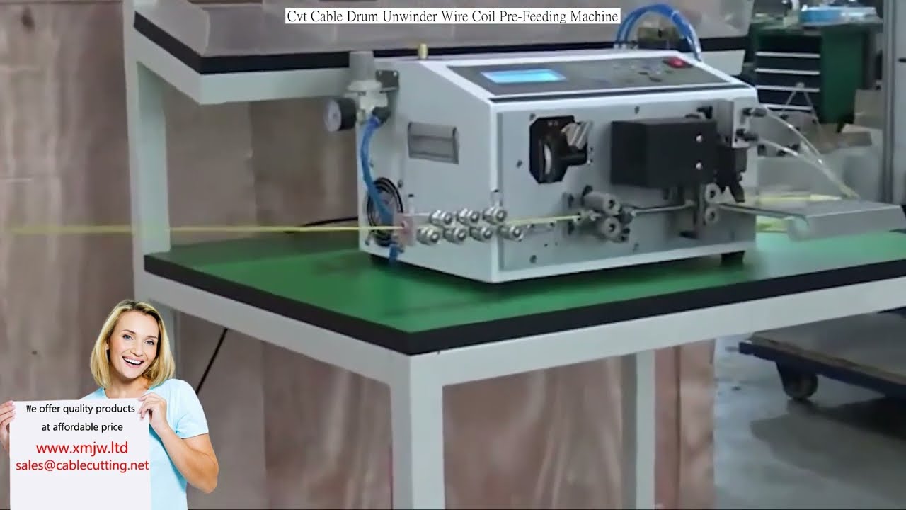 Máquina de Pré-Alimentação de Bobinas e Desbobinador de Tambor CVT para Cabos
