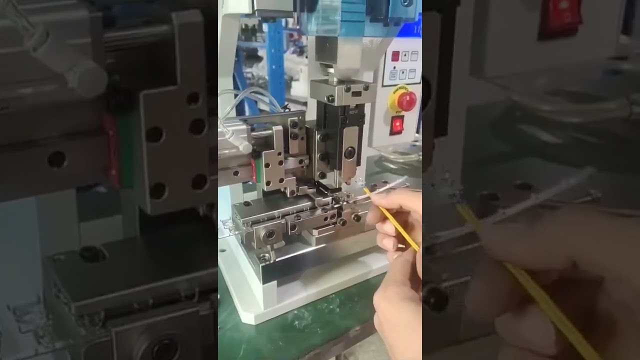 Aplicador Pneumático Horizontal de Crimpagem Europeu | Curso 40mm, Precisão 0,02mm
