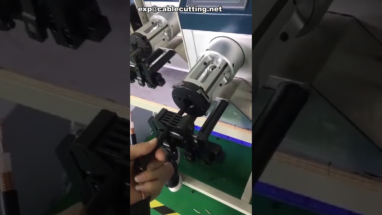 Máquina de Descascar Cabo Coaxial | Decapagem Automática de Fio Coax